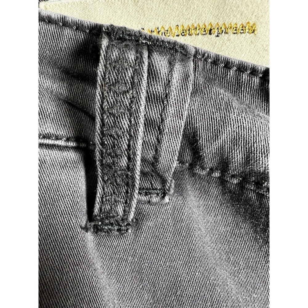 Anthropologie Pilcro Hyphen Fit Embroidered Chino Pants Women's Size 26 Gray - Picture 9 of 15